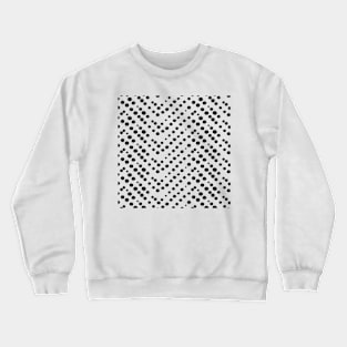 Monochrome Chevron Dots Pattern Crewneck Sweatshirt